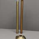 SWHYGER 16 Inch Ceiling Mount Shower Arm and Flange, Brushed Gold,SW-91038-16BG.
