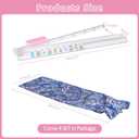 19.7'' Clear Mahjong Racks with Pushers, 4 Piece Set Mahjong All-in-One Tile Pusher and Rack, American Mahjong Accessories (Transparent)