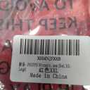 Women's Ruffle Hem Jacquard Dress Casual Sleeveless Tank Floral Mini Dress Smock Wedding Guest Dresses (Red, XX-Large)