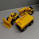 Cat Construction 7" Dump Truck, Loader & Excavator toys Combo Pack 3 pcs