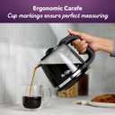 Mr. Coffee 12-Cup Replacement Carafe Compatible with Mr. Coffee 12 Cup Machines, Glass Pot with Black Handle