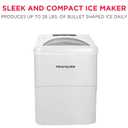 Frigidaire EFIC108 Counter top Portable, 26 lb per Day Compact Ice Maker Machine (EFIC108, 26, 26, EFIC108, White, NA, 1, efic108)