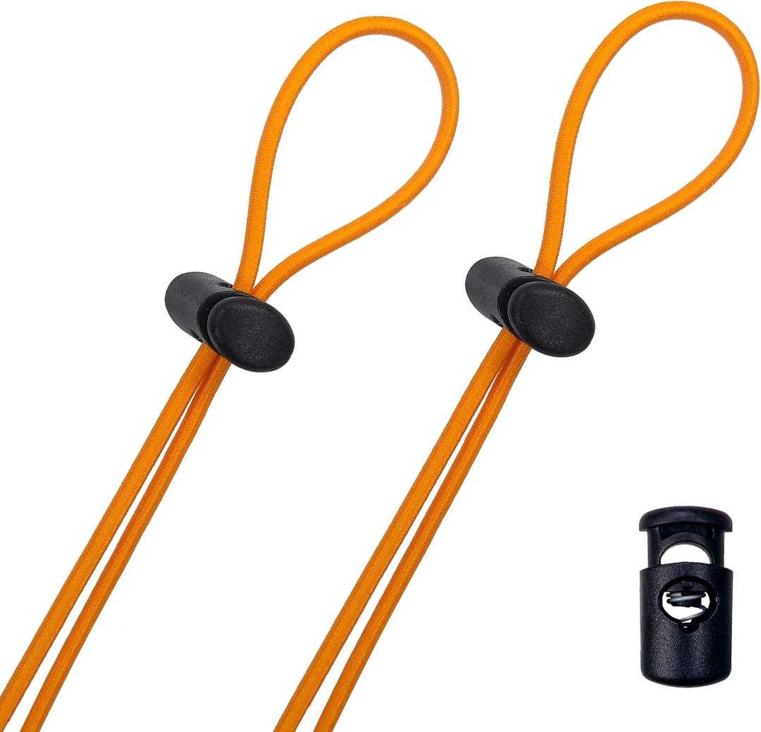 Flow Goggle Strap Kit (2-Pack) - Replacement Bungee Cord Straps for Swim Goggles (Solid Bright Orange) Flow Goggle Strap Kit (2-Pack) - Replacement Bungee Cord Straps for Swim Goggles (Solid Bright Orange)