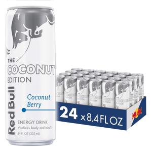 Red Bull Energy Drink, Coconut Berry, 8.4 Fl Oz, Pack of 24, BBD: 05/02/27