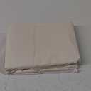 California Design Den 100% Organic Cotton King Fitted Sheet Only, Percale, Deep Pocket, Lightweight, Snug-Fit, All Around Elastic, 1 Pc Deep King Size Fitted Sheet (Creamy Ivory)
