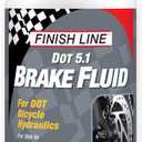 Finish Line High Performance DOT 5.1 Bicycle Brake Fluid  Premium Low Viscosity Hydraulic Disc Brake Fluid for Superior Lever Response and Consistent Performance  4oz Bottle