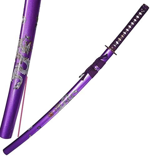 Kamaiwo-1045/1060 Clay Tempering high Carbon Steel Hademade Heat Tempered Full Handmade Hand Forged Japanese Katana Authentic Full Tang,Functional,