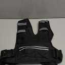 Weighted Vests for Women Men, 8 12 16 20 lb Weighted Vest with Storage Pockets, Rucking Vest with Reflective Stripe, Adjustable Straps Weight Vest for Running, Walking, Workout, Training (Black)