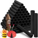 MotiMind 60 Pcs Cardboard Tubes for Craft 2 Size Empty Paper Towel Rolls Cardboard Toilet Paper Tubes Bulk for DIY Projects(Black,1.4 x 10 Inch, 1.6 x 10 Inch)