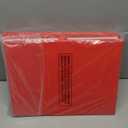 Christmas Ornament Storage Container with Dividers - Box Stores Up to 96 Ornaments, Zippered, Convenient, Adjustable, Large Organizer Bin to Protect Holiday Dcor, Fits Most Standard Size, Red