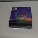 Alarm Clocks For Bedrooms White Speaker Wireless Charger Smart Light Sound Machine Smart Alarm Clocks for bedrooms Night Light Lamp Sunrise Alarm Clock Restroom Bedroom 6.14 inch(Mini-Style G63)