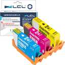 LCL 910XL Cyan Magenta Yellow Ink Cartridges Pigment Replacement for HP 910 XL Ink for HP OfficeJet Pro 8025 8035 8020 8028 8024 and for OfficeJet 8022 8015 8010 8012 8014 8018 Printers