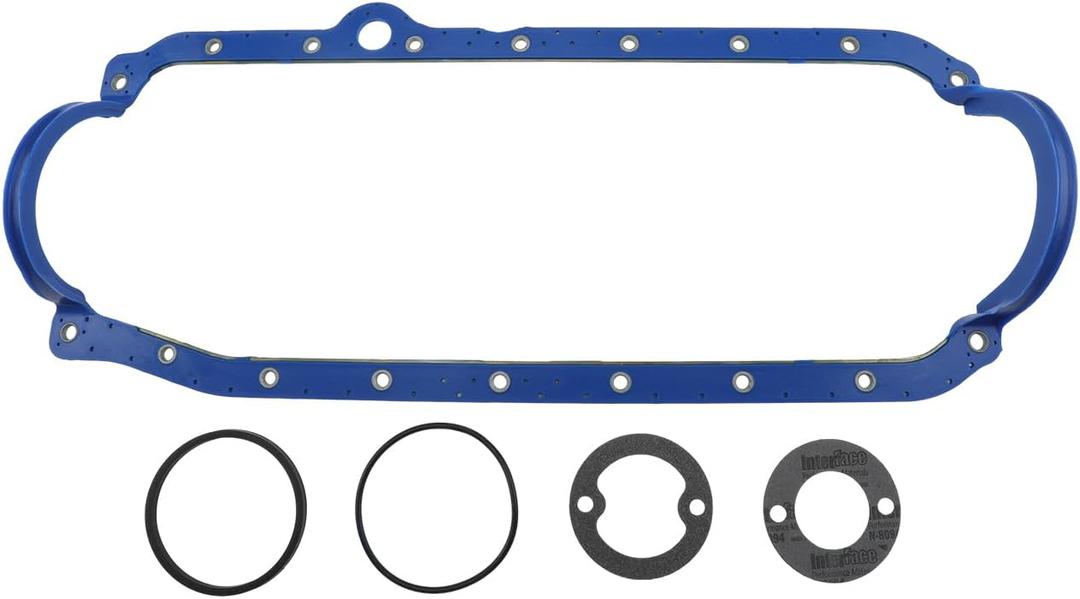 New Oil Pan Gasket Compatible with 1986-2002 Chevy sb 350 305 265 LT1 Vortec OS34500R PG3103