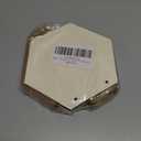 HAOPENGYOU 10Pcs Christmas Wood Hexagon for Crafts, 8.6 inch Unfinished Wood Hexagon with Twine, DIY Wooden Projects, Wood Burning, Painting, Christmas Day Decor DIY Gifts