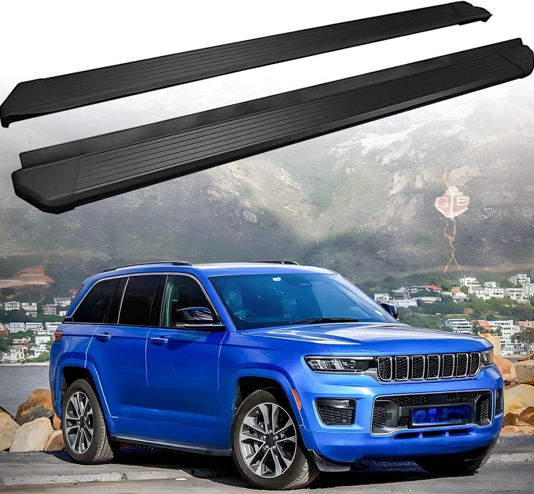 HEKA Running Boards Fit for 2021-2026 Grand Cherokee L 3-Row Aluminum Alloy Anti-Corrosion Side Steps Nerf Bars 2 pcs