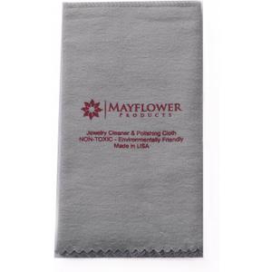 Pro Size Polishing Cleaning Cloth Made in USA for Gold, Silver, Platinum. Pure Cotton Eco Friendly Tarnish Remover Cleaner Large 11 x 14 Inch. Shines Jewelry Like New. Cleans Coins Watches Silverware
