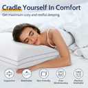 ROUMEA Pillows Standard Size Set of 4,Gusseted Bed Pillows 4 Pack, Luxury Hotel Quality, Supportive Standard Pillows with Soft Down Alternative for Back Stomach Side Sleepers, Machine Washable