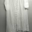 RSLOVE Lingerie for Women Sexy Long Lace Kimono Robe Mesh Chemise Lace Gown Swimsuit Cover Up, Size L