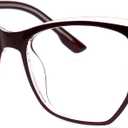 Zeelool Classic Geometric Blue Light Blocking Glasses Computer Gaming Eyewear for Women Men JGP791781 (Brown)