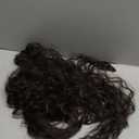 LONAI 6PCS Clip In Hair Extensions 24" Black Brown Hair Extension Long Mermaid Waves Synthetic Clip On Hairpiece For Women