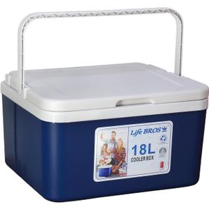 19Qt Insulated Portable Cooler Leak-Proof Ice Chest Lunch Box Hard Coolers with Extra Ice Pack for BBQ, Camping, Pincnic