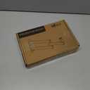 WALI Foldable Projector Wall Mount, Fully Adjustable Projector Holder with 360 Rotating Gimbal, Wall Mount Stand for 1/4" M4 M6 Screw Size Projectors(1330LM-PM), Black (Mini)