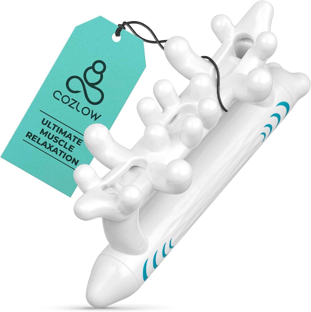 Fascia Massage Tool for Trigger Point Pain Relief - Myofascial Release Massager for Reduced Cellulite Appearance & Tight Muscle Knots - Deep Tissue Massage Nodes for Neck, Shoulder & Legs (Blue)