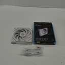 Lian Li - 14TL1W.US - Lian Li UNI FAN TL 140 - 1 x Fan(s) - 103.90 CFM Maximum Airflow - 1800 rpm - Fluid Dynamic (White)