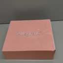 Allegra K Women's Platform Faux Fur Zipper Chunky Heel Sky Blue Over Knee Thigh High Boots 7 M US