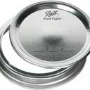 Ball Regular Mouth Mason Jars with Lids & Bands, Half Pint, 8-oz (2-Pack)