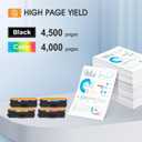 TN433 Toner Cartridge Set TN-433 MFC-l8900Cdw HL-L8360Cdw Replacement for Brother TN433 TN 433 for Brother MFC l8900Cdw HL-L8260Cdw MFC-L8610Cdw HL-L8360Cdwt Printer Ink (Black Cyan Magenta Yellow)