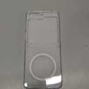 JETech Magnetic Case for Samsung Galaxy Z Flip 5 Compatible with MagSafe Accessories, Transparent Hard PC Protective Phone Cover, Anti-Scratch (Clear)