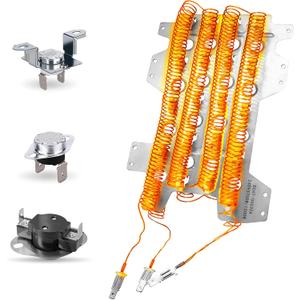 Dryer Heating Element Kit Fit for Sam-sung Models DV48J7700EW DV455EVGSWR DV45K7100EW DVE45R6300W DV45K6200EW DV45K6200EZ DV45K6500EV/A3 DV45K6500EW/A3 DVE60M9900V/A3 DV52J8700EP/A2 DVE45M5500W/A3