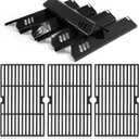 Criditpid Grill Replacement Parts for Dyna Glo DGF510SBP, DGF510SSP, DGF493PNP-D, Backyard Grill BH13-101-099-01, BH15-101-099-02, Uniflame GBC1059WB. Grill Grates, Heat Plate for Dyna-Glo Grill Parts