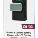 ZGEAR - Universal Camera Battery Charger W/LCD Charge Display