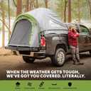Napier Backroadz Truck Tent | Pickup Truck Bed Camping Tent | Rainfly for Water Protection | Sturdy and Spacious 2-Person Truck Tent | Easy 10-Minute Setup | Gray/Green