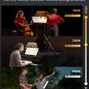 Glocusent 81 LED Music Stand Light, Super Bright & Eye Caring, 3 Color & 5 Brightness Piano Lamp with Shield, Rechargeable Long Lasting to 150-Hr, Perfect Piano Light for Grand Piano, Keyboard, Guitar