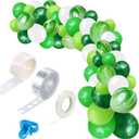 BEISHIDA 106 Pack Green Party Balloons Garland Arch kit Green Balloons Party Decoration Birthday Party Supplies