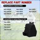 664-04040 Chipper Shredder Vacuum Bag, Replacement for MTD 664-04039 Asm-CSV, Fits Troy-Bilt, Cub-Cadet, Craftsman leaf, Yard-Machine, Yardman vacuum bag (CSV070, CSV060K, CSV060) Replaces 664-04029