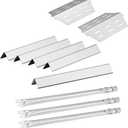 SafBbcue Genesis 300 Grill Replacement Parts for Weber Genesis 300 Series Grill Parts 7621 Flavorizer Bars 7622 Heat Deflector 62752 Burner Tube for Weber E310 S310 E320 S320 Grill Parts