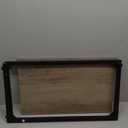 VASAGLE C Shape End Table, Small Coffee Table For Couch Or Sofa, Industrial Side Table In Living Room, Bedroom, 13.8 x 21.7 x 26 Inches, Greige and Classic Black ULNT052B02