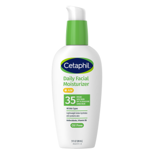 Cetaphil Face Moisturizer, Daily Oil Free Facial Moisturizer with SPF 35, For Dry or Oily Combination Sensitive Skin, Fragrance Free Face Lotion