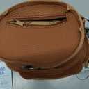 Durable Faux Leather Dog Poop Bag Dispenser with O Ring Stylish Dog Waste Bag Holder