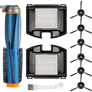 RV2310 Replacement Kits for Shark RV2310 Matrix Robot Vacuum Cleaner Parts, Vacuum Accessories 1 Main Brush, 2 HEPA Filters, 6 Side Brushes, 1 Cleaning Brush (Not for AV2310AE/ RV2310AE)