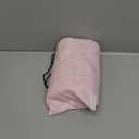 Breling Pink Bow Beach Blanket 79"x 83" for 4-7 Adults Oversized Lightweight Waterproof Sandproof Blanket with 4 Stakes and 4 Pockets Vacation Essentials Suitable for Beach Picnic Mat Camping Hiking