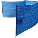 erda Tide-Dye Elite Beach Recycled Polyester Rip-Stop Extra Tall 42" Lightweight Windscreen, Privacy Screen, Wind Blocker, Free Matching Shoulder Bag (New Mahogany Wood Poles)