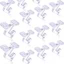 25 Pieces Clear Drop Ceiling Hooks for Hanging Ceiling Hanger for Decoration Classroom Office Signs Decorations Plants