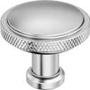 Amerock Faraday 1-1/4 inch (32mm) Diameter Polished Chrome Cabinet Knob, BP3774026
