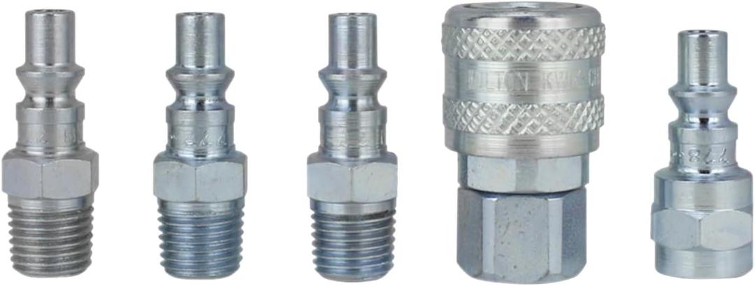 Milton S-213 1/4" NPT A Style Coupler and Plug Kit - 5 Piece