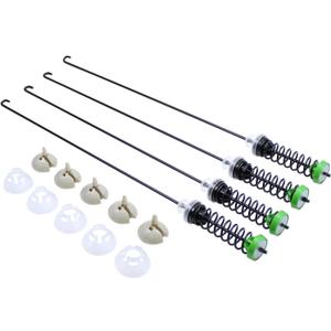 ApplianPar W10780051 Washer Suspension Rod Spring Damper Assembly Kit for Whirlpool Maytag Kenmore Amana Washing Machines Replaces W10257085, W10257086, W10317708, W10317709, W10748951